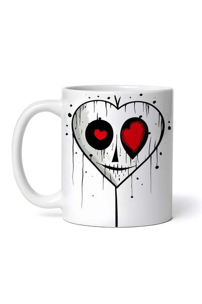 OEM Cană albă personalizată, balon zombie, Inovatix®. 330 ml