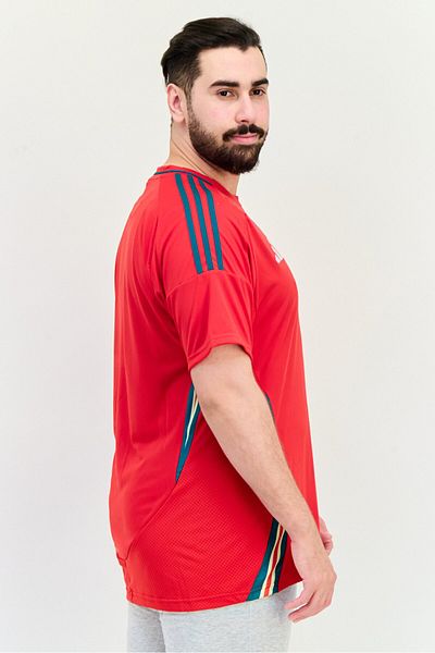 adidas Men Sportswear Fit Wales 2024 Football Jersey, Red