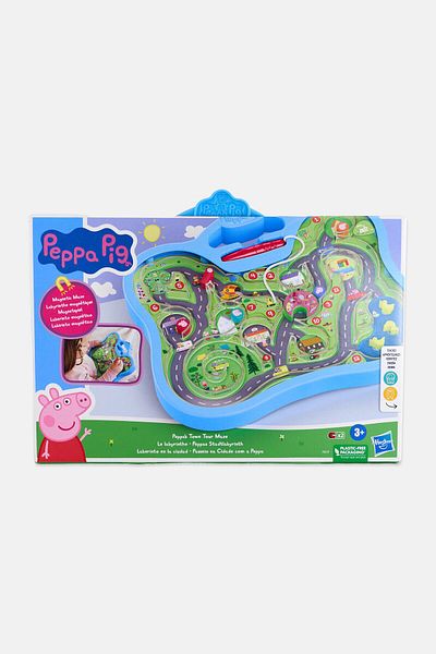 Peppa Pig Peppas Town Tour Maze F6410 Preschool Toy, Green/light Blue