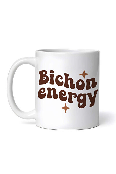 OEM Cană albă personalizată, Bichon Energy, Inovatix®. 330 ml