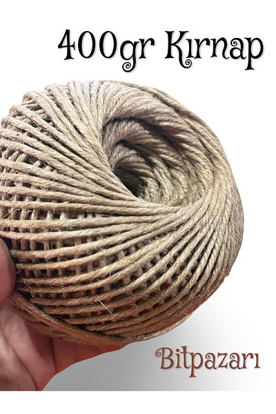 izmir Bitpazarı 400 G. Waxed Whip Rope - Waxed Jute Rope - Premium Quality