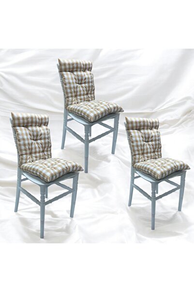 GÜLLÜCE HOME 3'li Pötikare-slikon Elyaf Dolgulu-arkalıklı-yıkanabilir-sandaly...