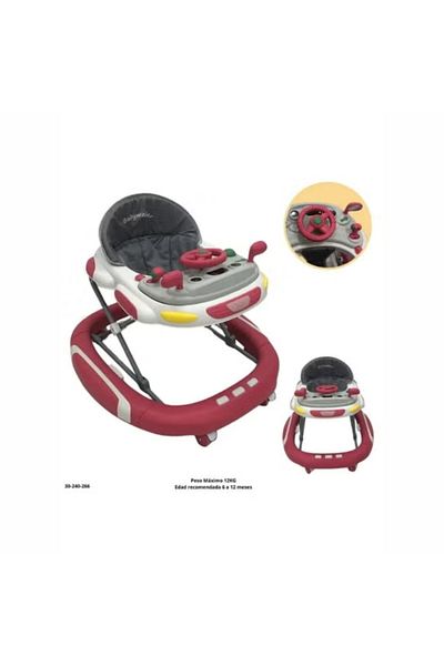 Generic Baby walker with a soft padded seat. It has soothing music and fun games for your child.