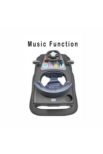 Generic Sports car baby walker with music