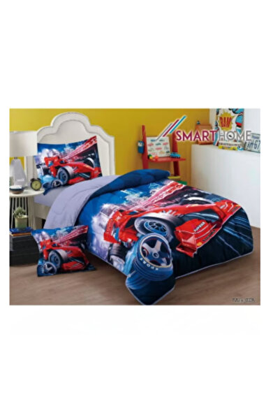 ROYAL ROSE Luxury 4-Piece Medium Filled Quilted Baby Bedspread and Comforter Set with Fitted Sheet 170x230cm