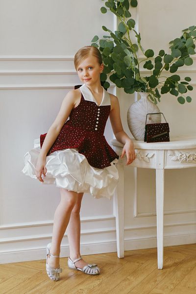 Kids Nora Dress Girl's Si̇Mli̇ Abi̇Ye Dress and Bag Set