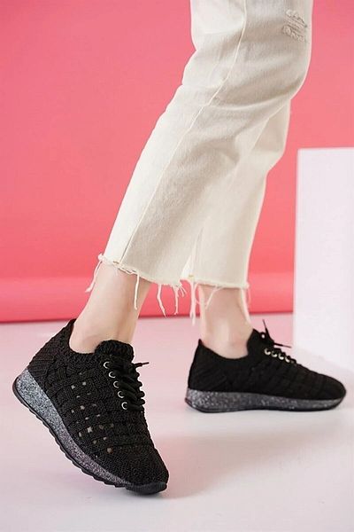 FRESCO SCARFS Women's Alvore Hand Knitted Women's Sports Shoes