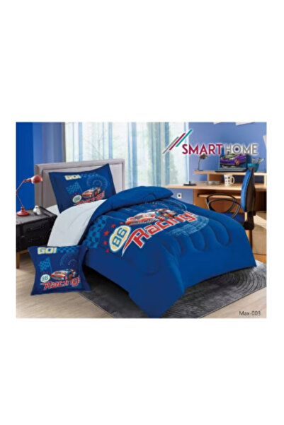 ROYAL ROSE Luxury 4-Piece Medium Filled Quilted Baby Bedspread and Comforter Set with Fitted Sheet 170x230cm