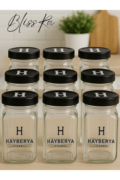 Blissra 9-Piece Jar 300ml - Jam Jar