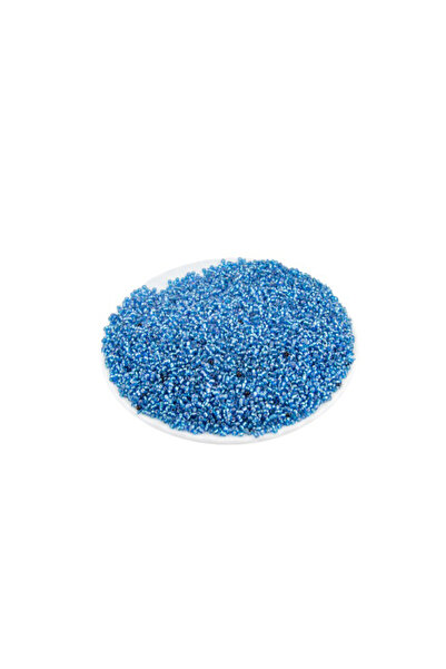 Serhat Aksesuar ve El İşçilik Crystal Blue (11/0) 2 mm Sand Beads 100 Gr