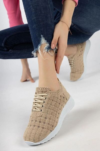FRESCO SCARFS Women's Alvore Hand Knitted Women's Sports Shoes