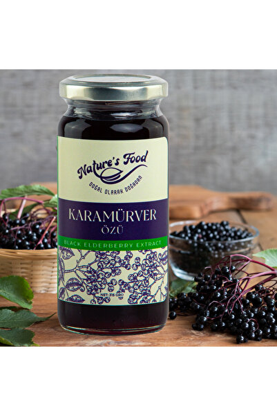 NATURES FOOD Karamürver Özü315gr Antioksidan.Solunum yolları enfeksiyonuna Kalp sağlığına iyi gelir.
