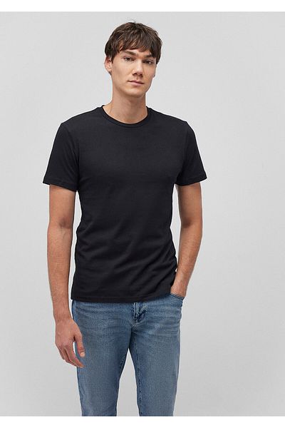 Mavi 2-teiliges Rundhals Herren Basic T-Shirt Taillierter/körperbetonter Schnitt0611283-900