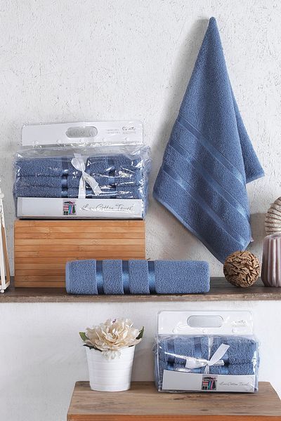 My Catherine Set prosoape de baie Sorela 4 piese Set baie turceasca 100% bumbac