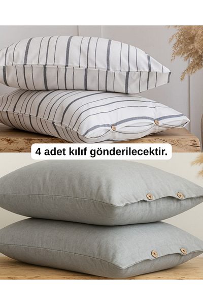 BESTİNA GOLD 4 Pillow Cases