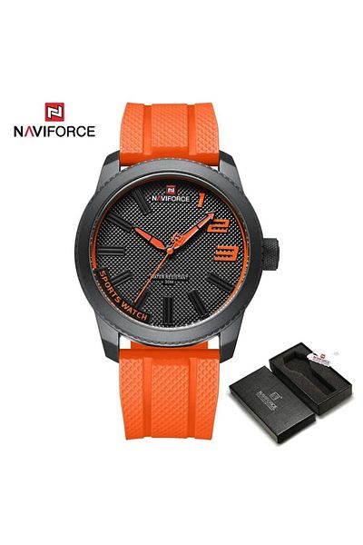 Naviforce Naviforce Watch Men's Analog Sports Watch with Attractive Leather Strap
