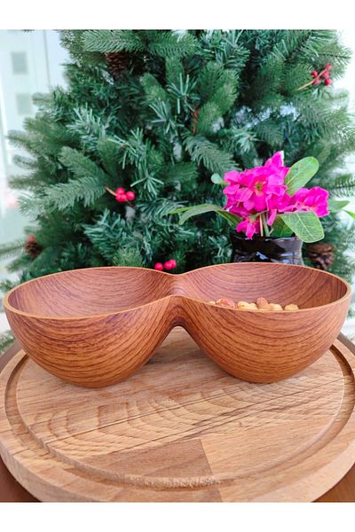 Madame Coco Oslo Two Compartment Snack Bowl 25cm