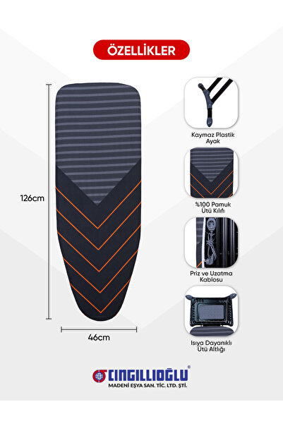 Cıngıllıoğlu Cm-500 Miranda Delux Ütü Masası