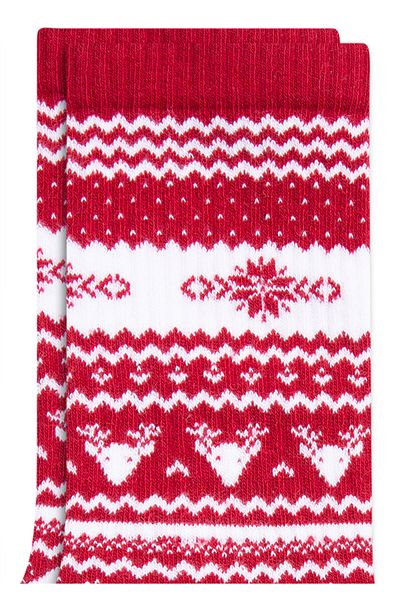 Mavi Christmas Themed Red Socks 0911262 -32421