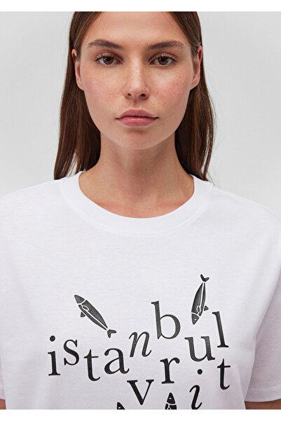 Mavi Isztambul nyomtatott póló - normál szabású, 1612113-620