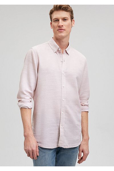 Mavi Pink Shirt Fitted / Fitted Cut 020579 -70283