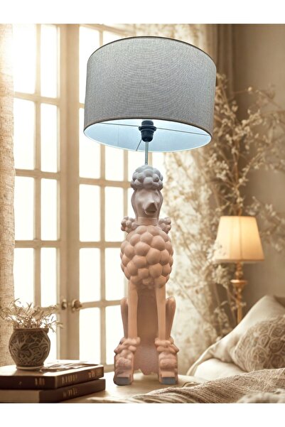 İki Cadı Tasarım Decorative Design Fino Dog Lampshade