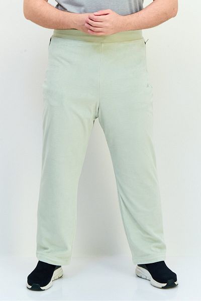 adidas Men Sportswear Fit Brand Logo Basketball Sweatpants, Sage Green