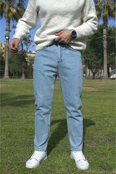 DORAJEANS Dora Jeans Erkek Açık Mavi Boyfriend Kot Pantolon