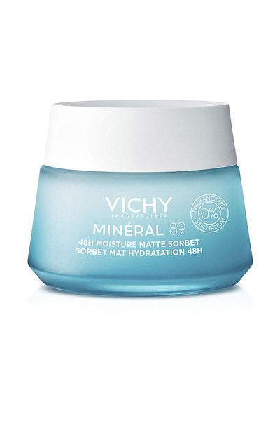 Vichy Minéral 89 48h Feuchtigkeitsspendendes, Mattes Sorbetgel Mit Hyaluronsäure, 50 ml