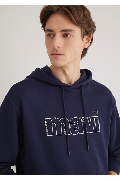 Mavi Φούτερ με λογότυπο Navy Blue 0s10196-84371