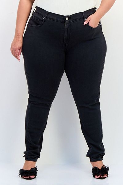 Levi's Women Skinny Fit Solid Stretchable Denim, Black