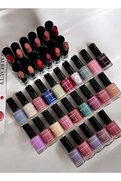 real beauty Lipstick and nail polish set - Grade A