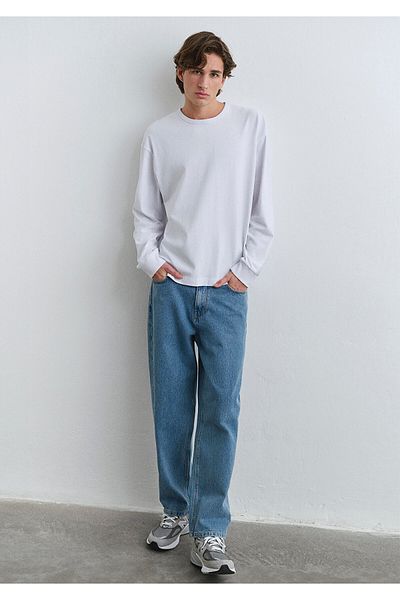 Mavi Indigoblaue Denim-Jeanshose Mitte Street 0010101 -87669