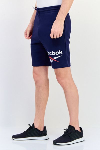 Reebok شورت رياضي رجالي للجري، أزرق داكن