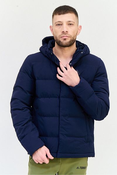 adidas Men Sportswear Fit Long Sleeve Outdoor Jacket, Navy