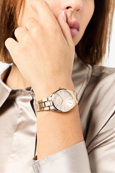 Slazenger Women Sl92155304 Stainless Steel Analog Watch 32mm, Gold