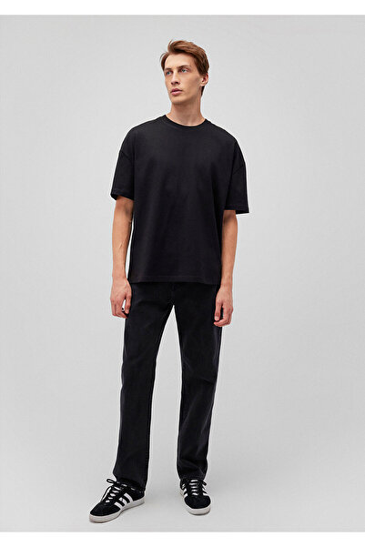 Mavi Μαύρο μπλουζάκι Oversize - Εκτύπωση στην πλάτη, Φαρδιά κοπή 0612244 -900