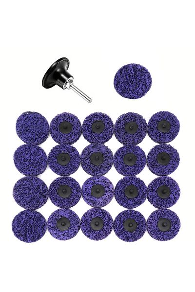 Choice 21 and 1pcs 10/21Pcs 2 Inch Strip Discs Stripping Wheel Polishing Wheel with holder Grinding Disc St