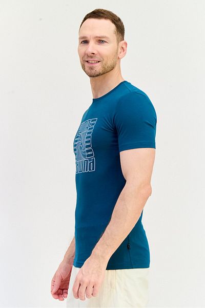 Puma Men Sportswear Fit Short Sleeves Outdoor T-Shirt, Dark Green