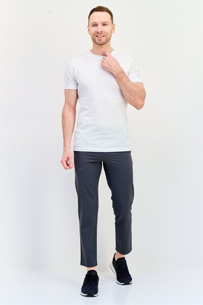 SKECHERS Men Sportswear Fit Outdoor Track Pants, Grey