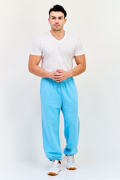 Levi's Men Regular Fit Brand Logo Jogger Pants, Light Blue