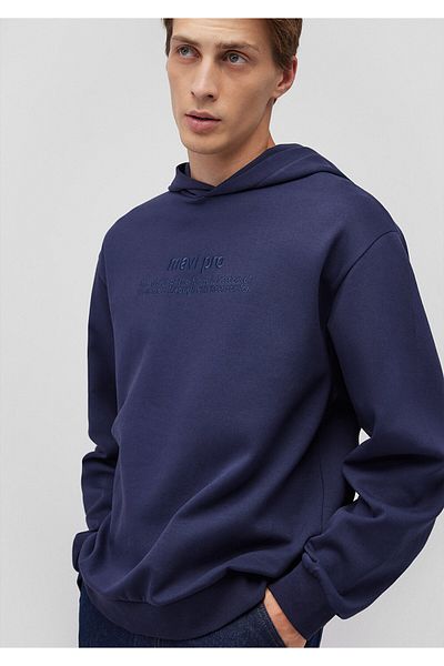 Mavi Φούτερ με κουκούλα Navy Blue - 0S10288-84371