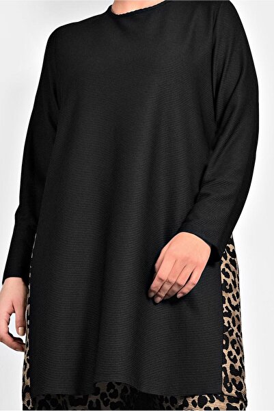 Alvina Straight Tunic with Slits - Sides 20009