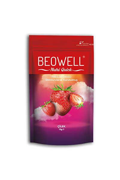 BEOWELL Nutri Quick – Freeze Dried Dondurularak Kurutulmuş Çilek