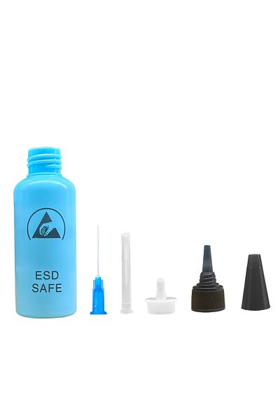 lefavor B Alcohol Bottle Dispensing Rosin Washing Plate Water Anti-static Solvent Bottle With Needle 65ml L.