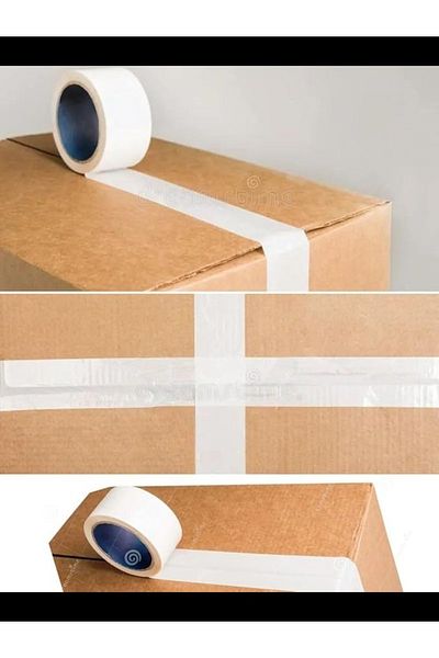Other Adhesive Tapes - Set Of 6 Rolls Of 2-inch X 25-yard Paper Tape For Painting, Crafts & Diy Project