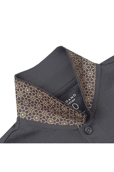 Giordano Kids' Lion Polo: 3D Embroidery, Comfort Piqué, Classic Style