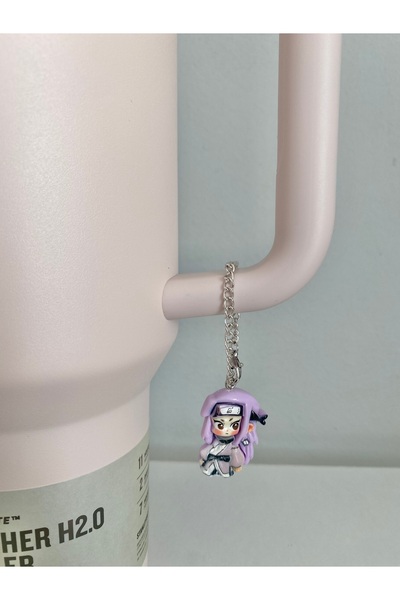 Pinky Lady Anime karekterli termos charmı/ Termos süsü/ Anime karekteri/ Çanta charmı/ Termos charmı