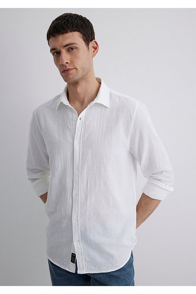 Mavi Ecru Shirt Slim Fit / Slim Fit 0211548 -70057