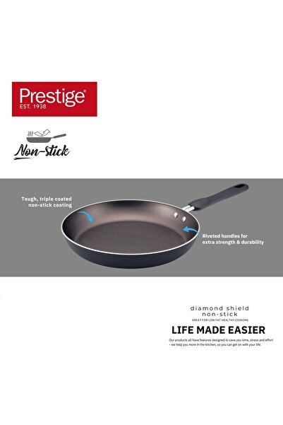 Prestige 9 Pcs Value Pack Cookware Set | Non-stick Pots and Pans Set - PR22482